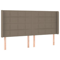 Thumbnail for Kopfteil mit Ohren Taupe 183x16x118/128 cm Stoff