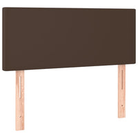 Thumbnail for LED Kopfteil Braun 80x5x78/88 cm Kunstleder