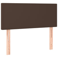 Thumbnail for LED Kopfteil Braun 90x5x78/88 cm Kunstleder