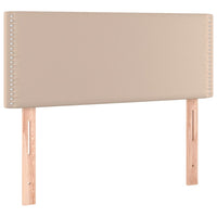 Thumbnail for LED Kopfteil Cappuccino-Braun 90x5x78/88 cm Kunstleder