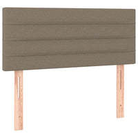 Thumbnail for LED Kopfteil Taupe 80x5x78/88 cm Stoff