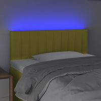 Thumbnail for LED Kopfteil Grün 90x5x78/88 cm Stoff