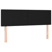 Thumbnail for Boxspringbett mit Matratze Schwarz 140x190 cm Stoff