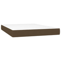 Thumbnail for Boxspringbett mit Matratze Dunkelbraun 140x190 cm Stoff