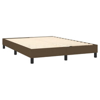 Thumbnail for Boxspringbett mit Matratze Dunkelbraun 140x190 cm Stoff