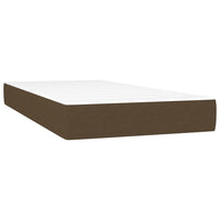 Thumbnail for Boxspringbett mit Matratze Dunkelbraun 90x200 cm Stoff