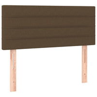 Thumbnail for Boxspringbett mit Matratze Dunkelbraun 90x200 cm Stoff