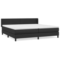 Thumbnail for Boxspringbett mit Matratze Schwarz 200x200 cm Kunstleder