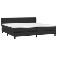 Thumbnail for Boxspringbett mit Matratze Schwarz 200x200 cm Kunstleder