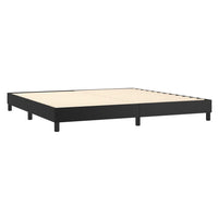 Thumbnail for Boxspringbett mit Matratze Schwarz 200x200 cm Kunstleder