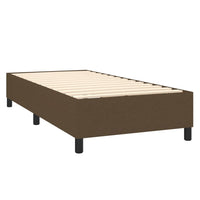 Thumbnail for Boxspringbett mit Matratze Dunkelbraun 100x200 cm Stoff