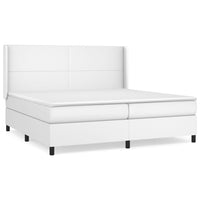 Thumbnail for Boxspringbett mit Matratze Weiß 200x200 cm Kunstleder