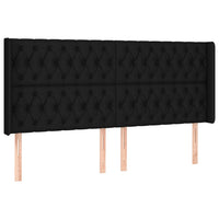 Thumbnail for Boxspringbett mit Matratze & LED Schwarz 180x200 cm Stoff