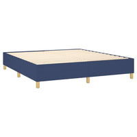 Thumbnail for Boxspringbett mit Matratze & LED Blau 180x200 cm Stoff