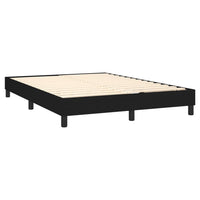 Thumbnail for Boxspringbett mit Matratze & LED Schwarz 140x190 cm Stoff