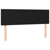 Thumbnail for Boxspringbett mit Matratze & LED Schwarz 140x190 cm Stoff