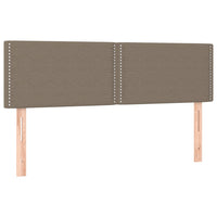 Thumbnail for Boxspringbett mit Matratze & LED Taupe 140x200 cm Stoff