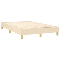 Thumbnail for Boxspringbett mit Matratze & LED Creme 120x200 cm Stoff