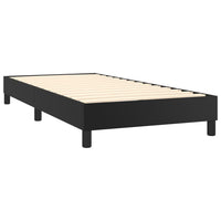 Thumbnail for Boxspringbett mit Matratze & LED Schwarz 80x200 cm Kunstleder