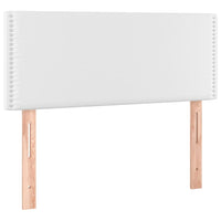 Thumbnail for Boxspringbett mit Matratze & LED Weiß 100x200 cm Kunstleder