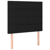 Thumbnail for Boxspringbett mit Matratze & LED Schwarz 90x190 cm Stoff