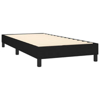 Thumbnail for Boxspringbett mit Matratze Schwarz 100x200 cm Stoff