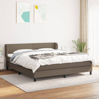 Thumbnail for Boxspringbett mit Matratze Taupe 160x200 cm Stoff