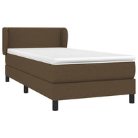 Thumbnail for Boxspringbett mit Matratze Dunkelbraun 90x200 cm Stoff