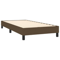 Thumbnail for Boxspringbett mit Matratze Dunkelbraun 90x200 cm Stoff