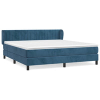 Thumbnail for Boxspringbett mit Matratze Dunkelblau 180x200 cm Samt