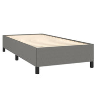 Thumbnail for Boxspringbett mit Matratze Dunkelgrau 90x190 cm Stoff