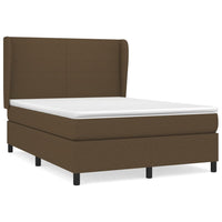 Thumbnail for Boxspringbett mit Matratze Dunkelbraun 140x190 cm Stoff