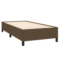 Thumbnail for Boxspringbett mit Matratze Dunkelbraun 100x200 cm Stoff