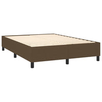 Thumbnail for Boxspringbett mit Matratze Dunkelbraun 140x200 cm Stoff