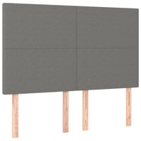 Thumbnail for Boxspringbett mit Matratze Dunkelgrau 140x200 cm Stoff