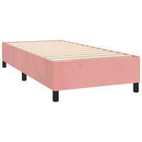 Thumbnail for Boxspringbett mit Matratze Rosa 90x200 cm Samt