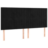 Thumbnail for Boxspringbett mit Matratze Schwarz 200x200 cm Samt