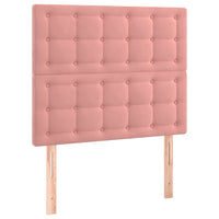 Thumbnail for Boxspringbett mit Matratze Rosa 90x200 cm Samt