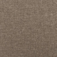 Thumbnail for Bettgestell mit Kopfteil Taupe 90x200 cm Stoff