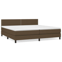 Thumbnail for Boxspringbett mit Matratze Dunkelbraun 200x200 cm Stoff