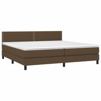 Thumbnail for Boxspringbett mit Matratze Dunkelbraun 200x200 cm Stoff