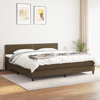 Thumbnail for Boxspringbett mit Matratze Dunkelbraun 200x200 cm Stoff
