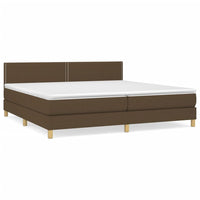 Thumbnail for Boxspringbett mit Matratze Dunkelbraun 200x200 cm Stoff