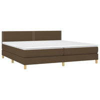 Thumbnail for Boxspringbett mit Matratze Dunkelbraun 200x200 cm Stoff