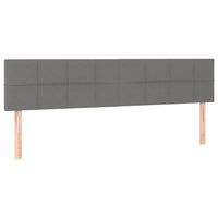 Thumbnail for Boxspringbett mit Matratze Dunkelgrau 160x200 cm Stoff