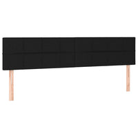 Thumbnail for Boxspringbett mit Matratze Schwarz 180x200 cm Stoff