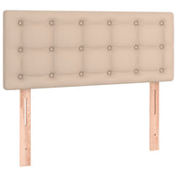 Thumbnail for Boxspringbett Matratze Cappuccino-Braun 100x200cm Kunstleder