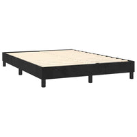Thumbnail for Boxspringbett mit Matratze Schwarz 140x200 cm Samt