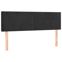 Thumbnail for Boxspringbett mit Matratze Schwarz 140x200 cm Samt