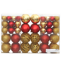 Thumbnail for Weihnachtskugeln 100 Stk. Golden und Weinrot 3 / 4 / 6 cm